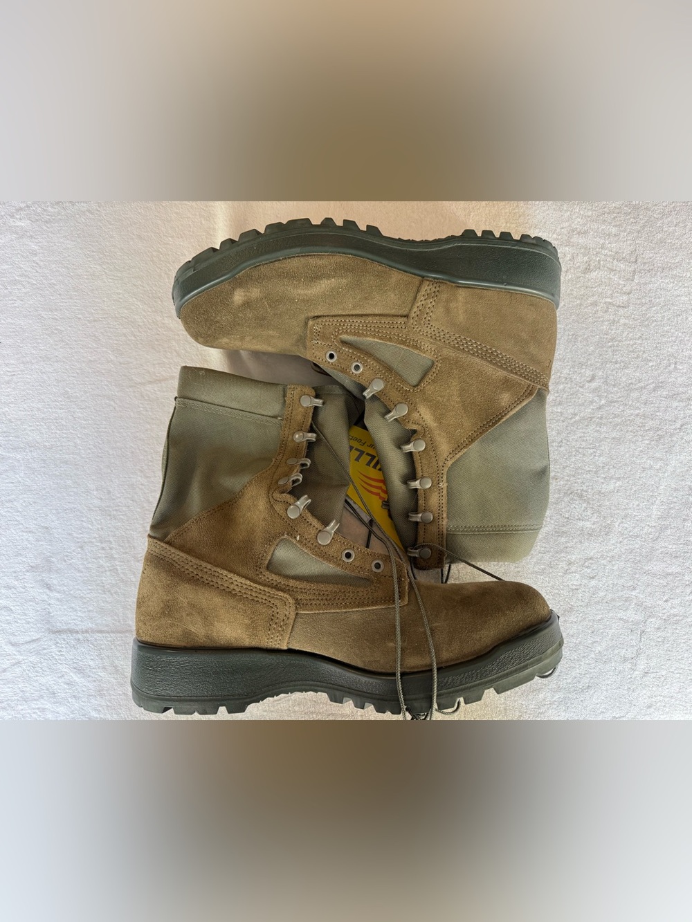 NWT Belleville Sage Green Hot Weather Steel Toe Boots